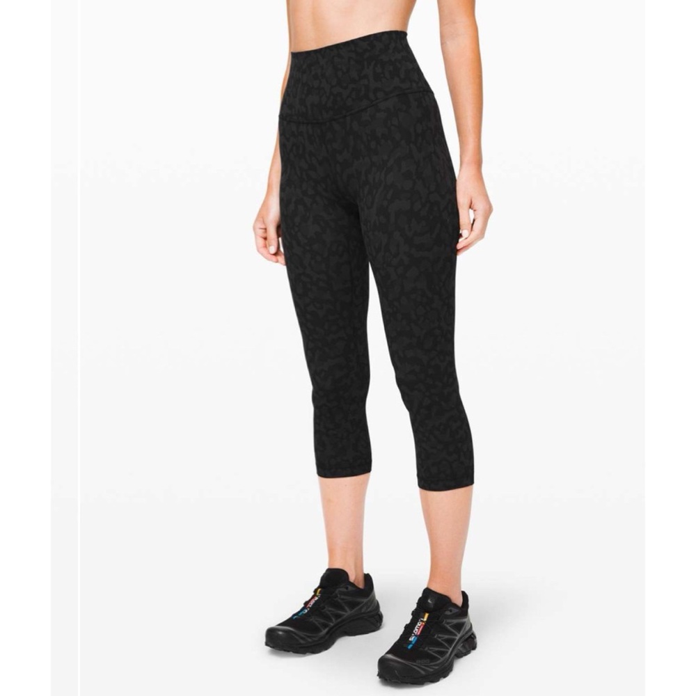 Lululemon Align Crop 21” Formation Camo Deep Coal Multi 4 - Picture 2 of 8
